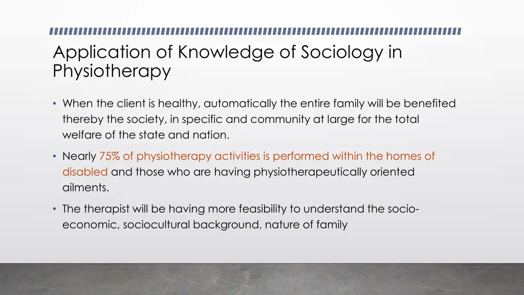 application of knowledge of sociology 2