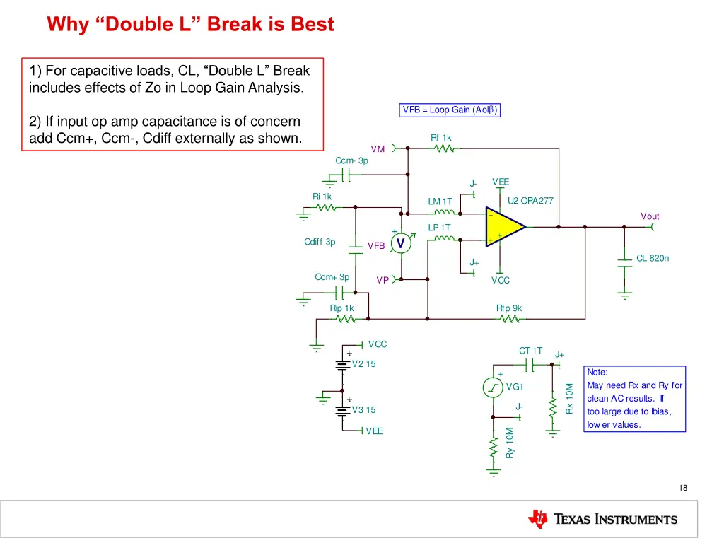 why double l break is best