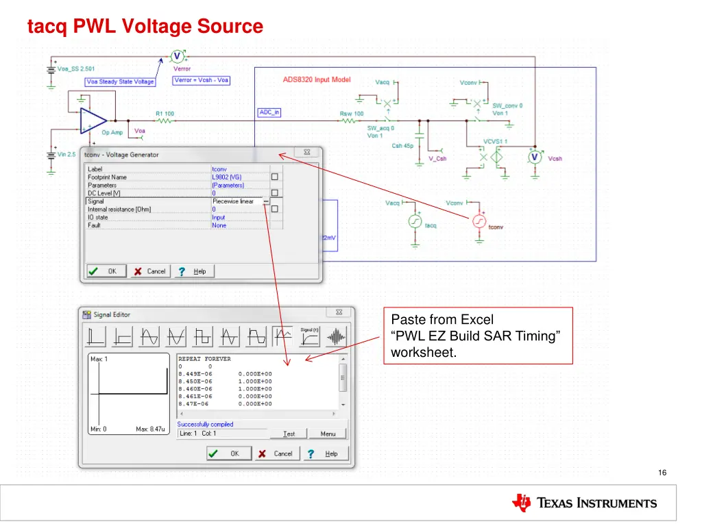 tacq pwl voltage source 1