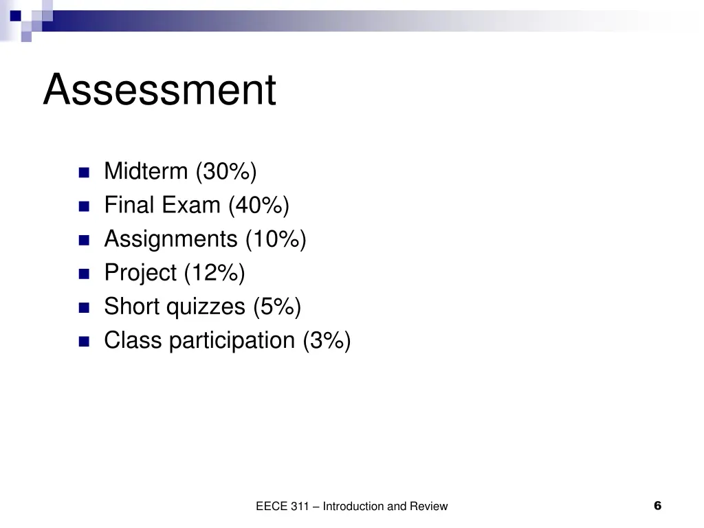 assessment