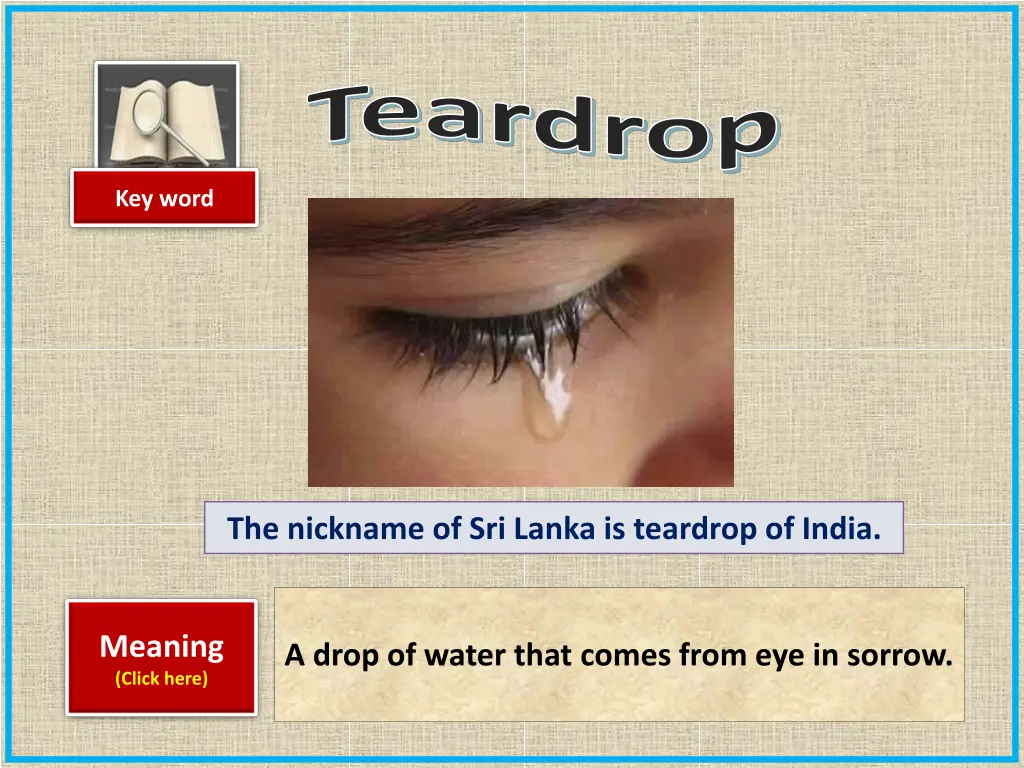 teardrop