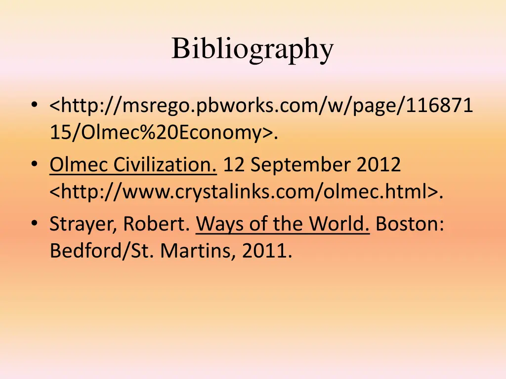 bibliography