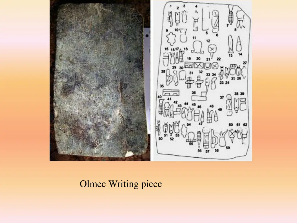 olmec writing piece