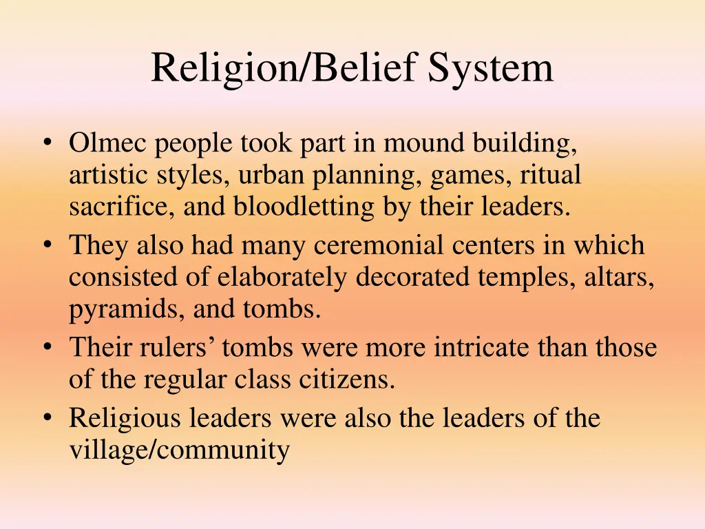 religion belief system