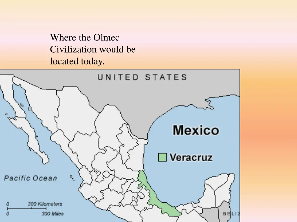 where the olmec civilization would be located