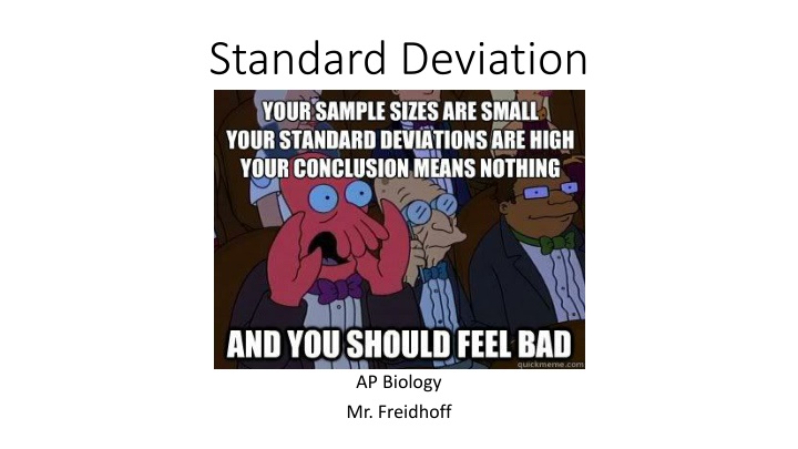 standard deviation