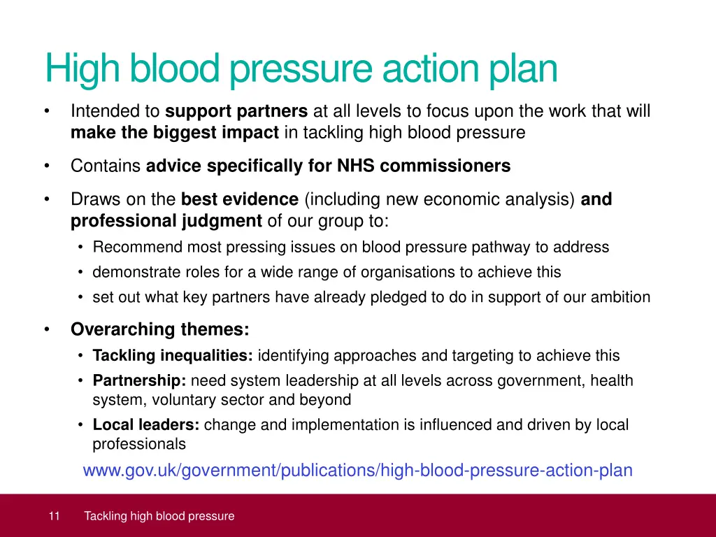 high blood pressure action plan