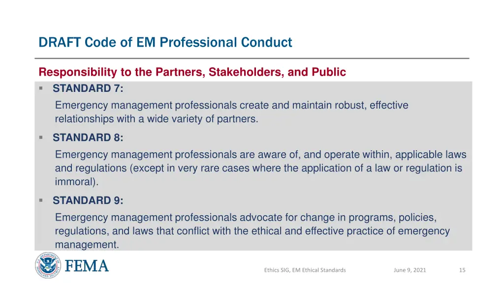 draft code of em professional conduct 3