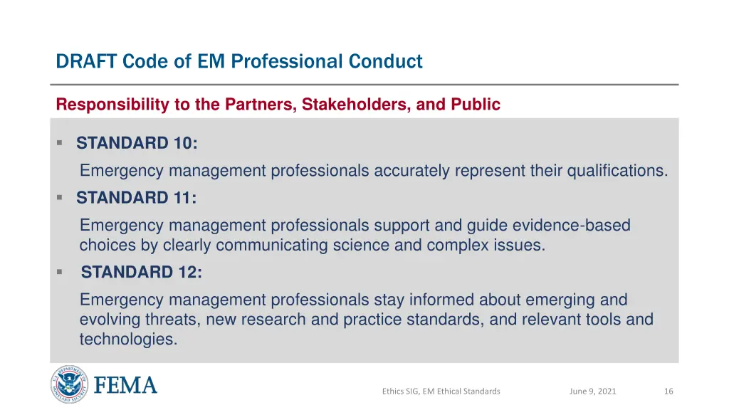 draft code of em professional conduct 4