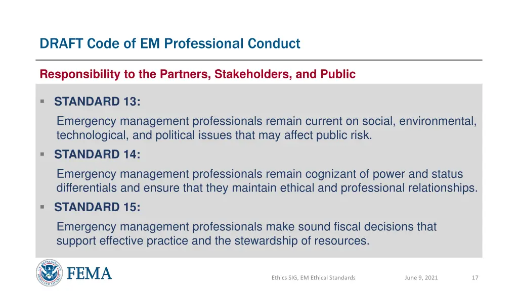 draft code of em professional conduct 5