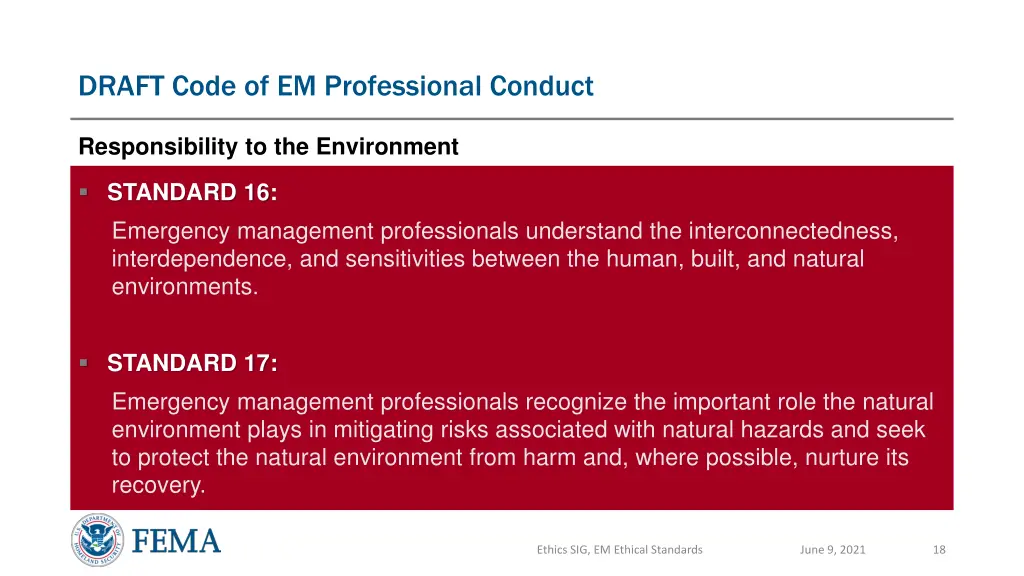 draft code of em professional conduct 6