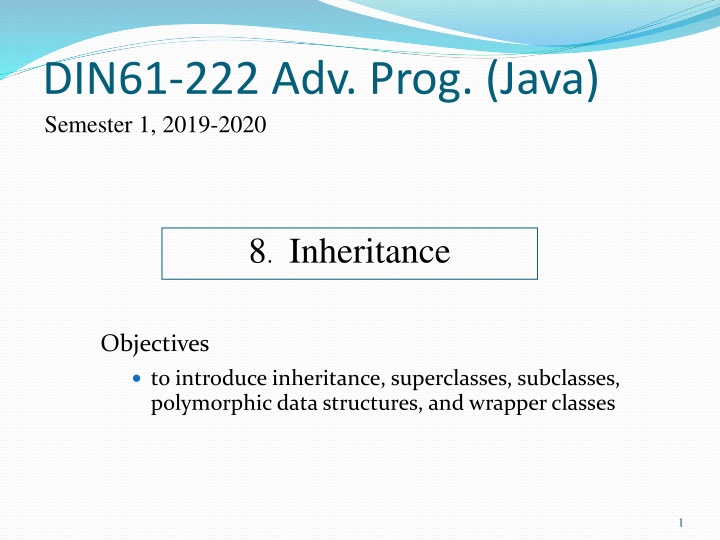 din61 222 adv prog java semester 1 2019 2020