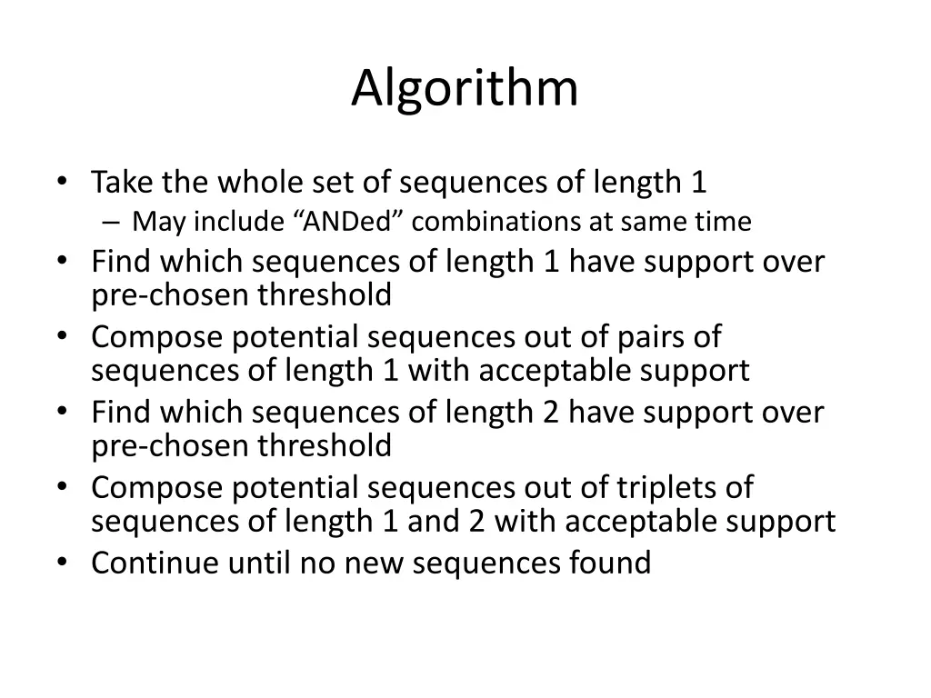 algorithm