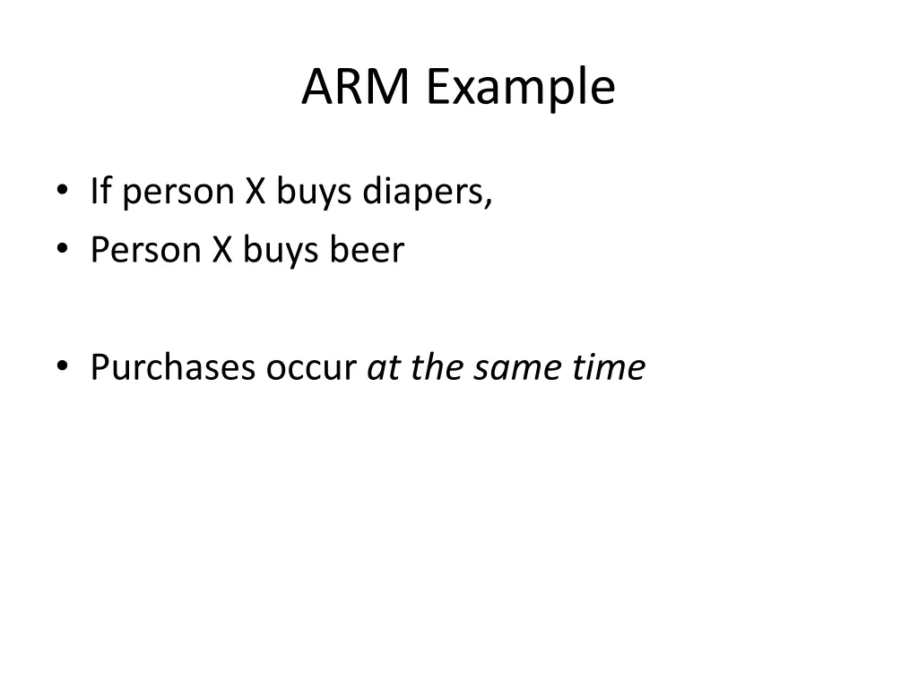 arm example