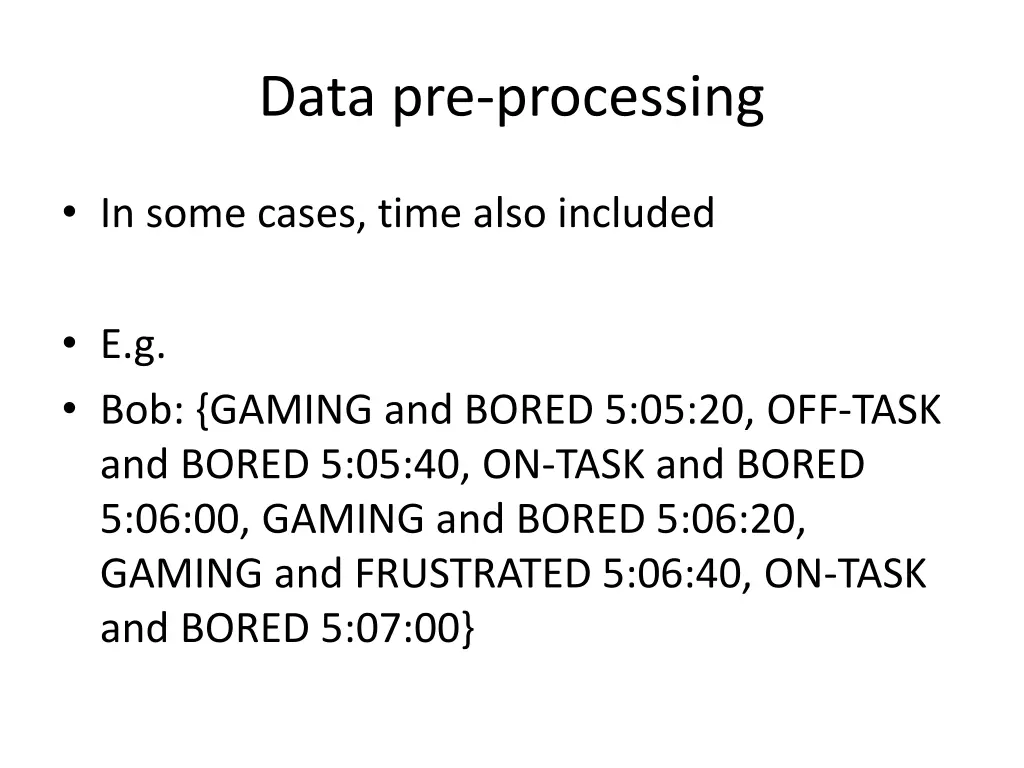 data pre processing 1