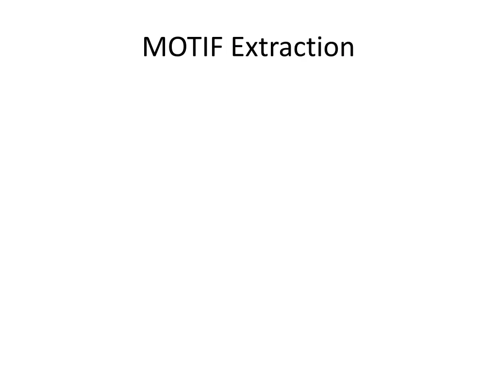 motif extraction