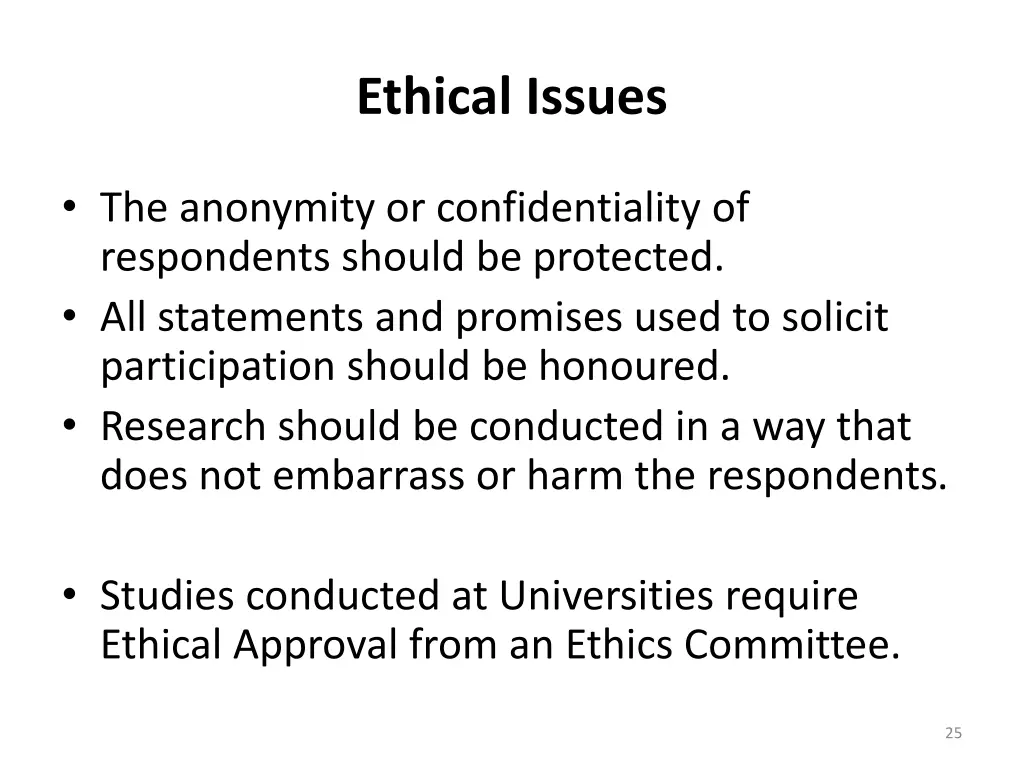 ethical issues