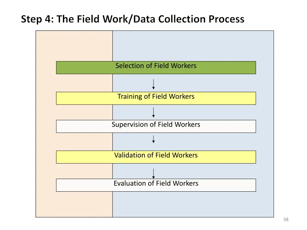 step 4 the field work data collection process