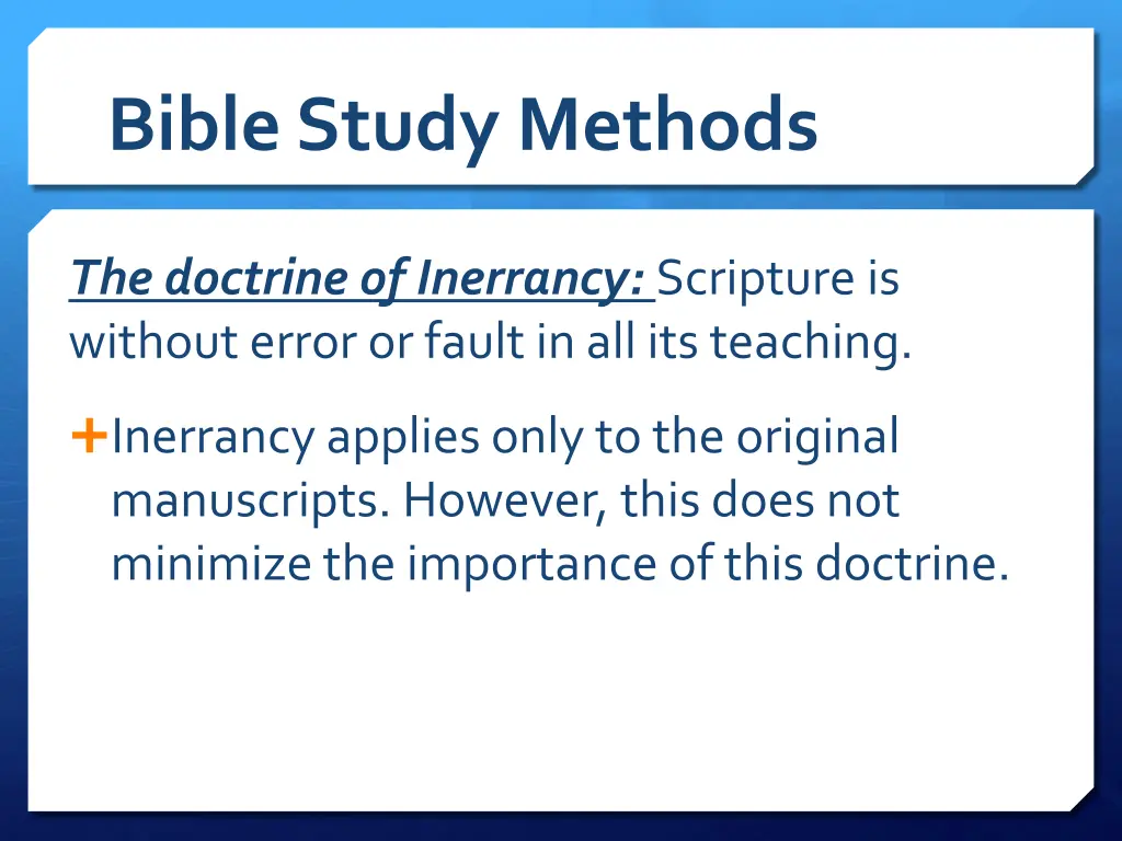 bible study methods 13