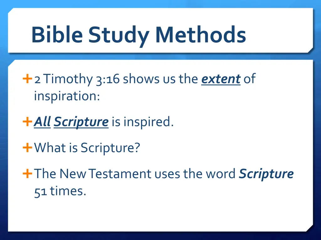 bible study methods 2