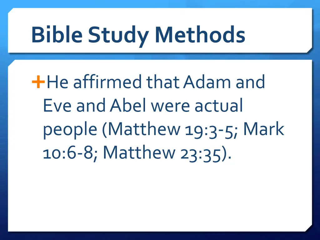 bible study methods 21