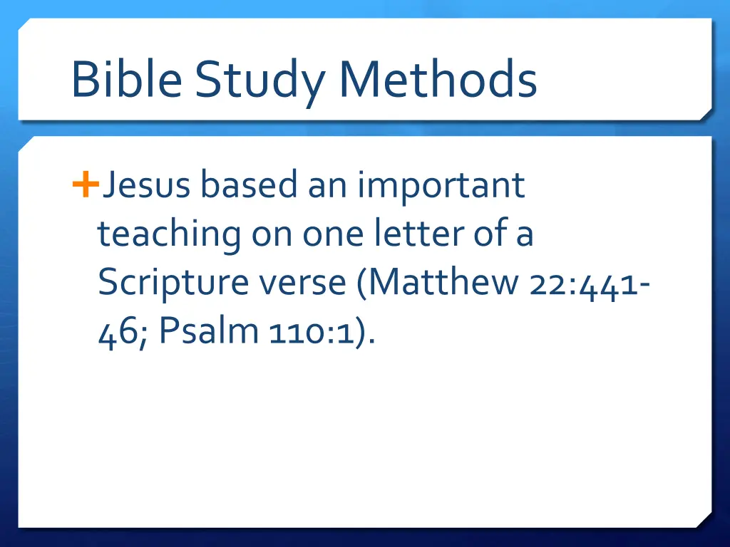 bible study methods 31