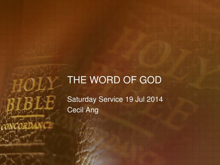 the word of god