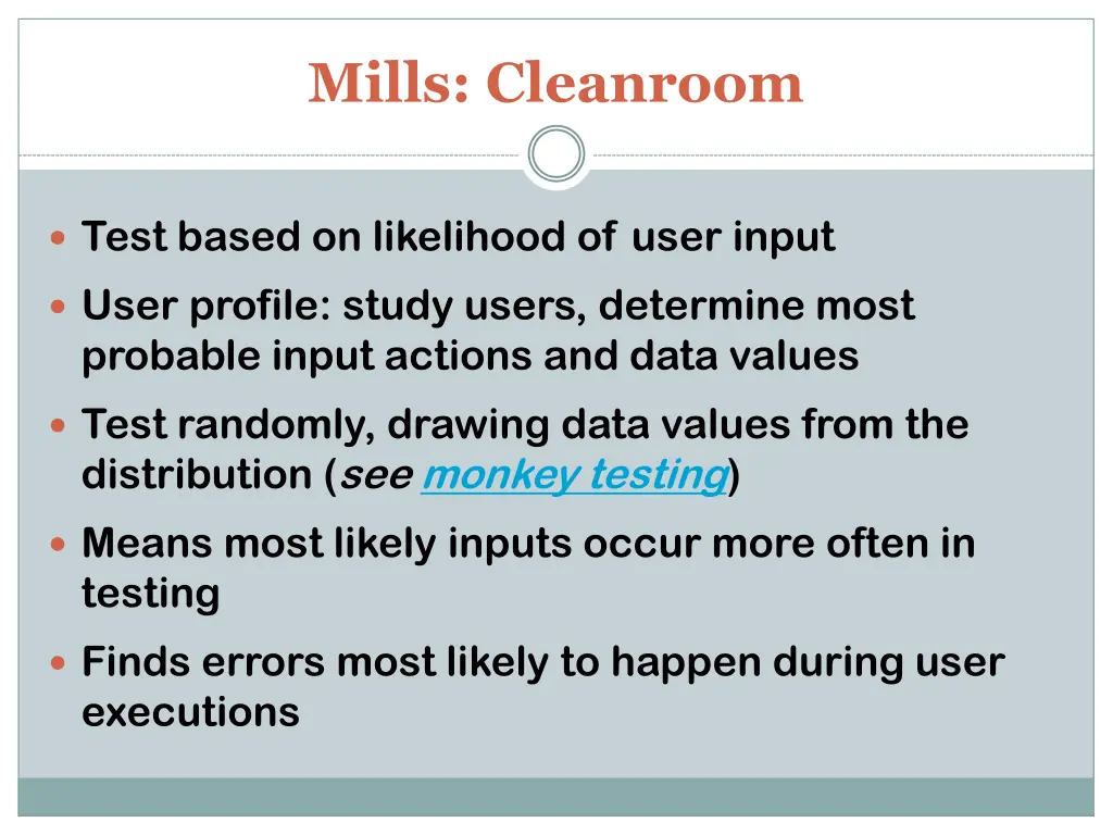 mills cleanroom