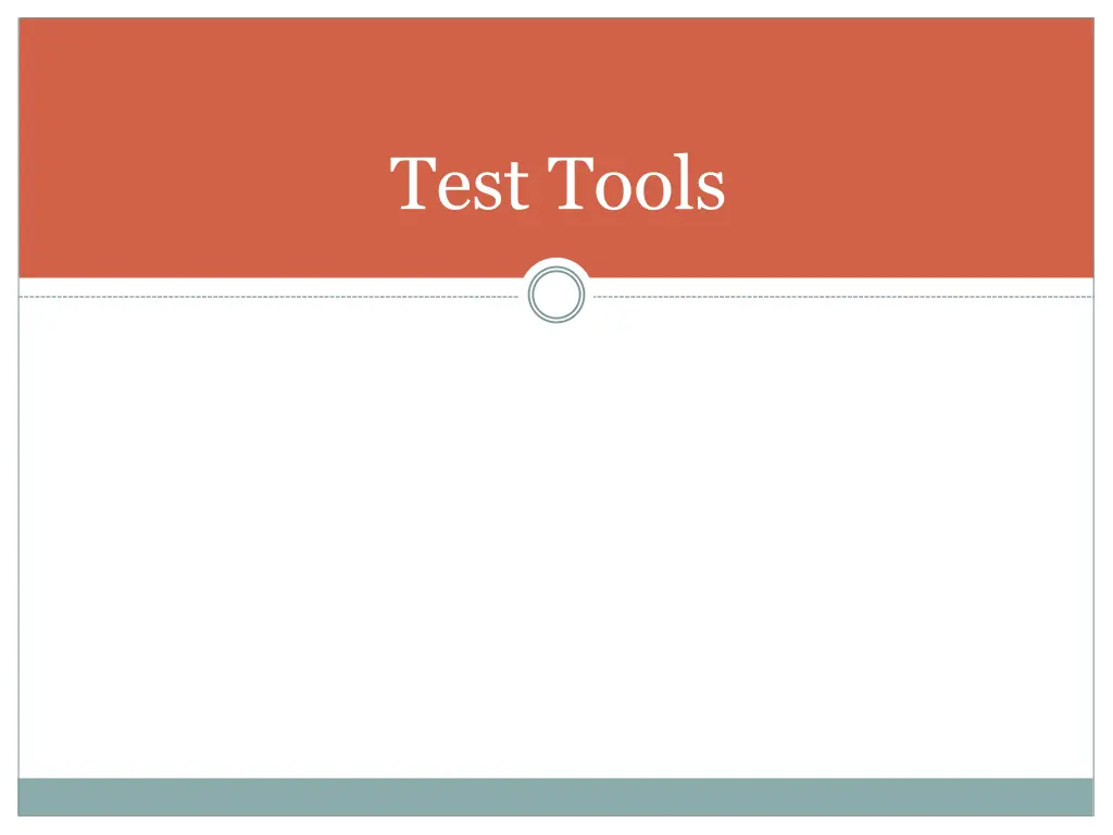 test tools