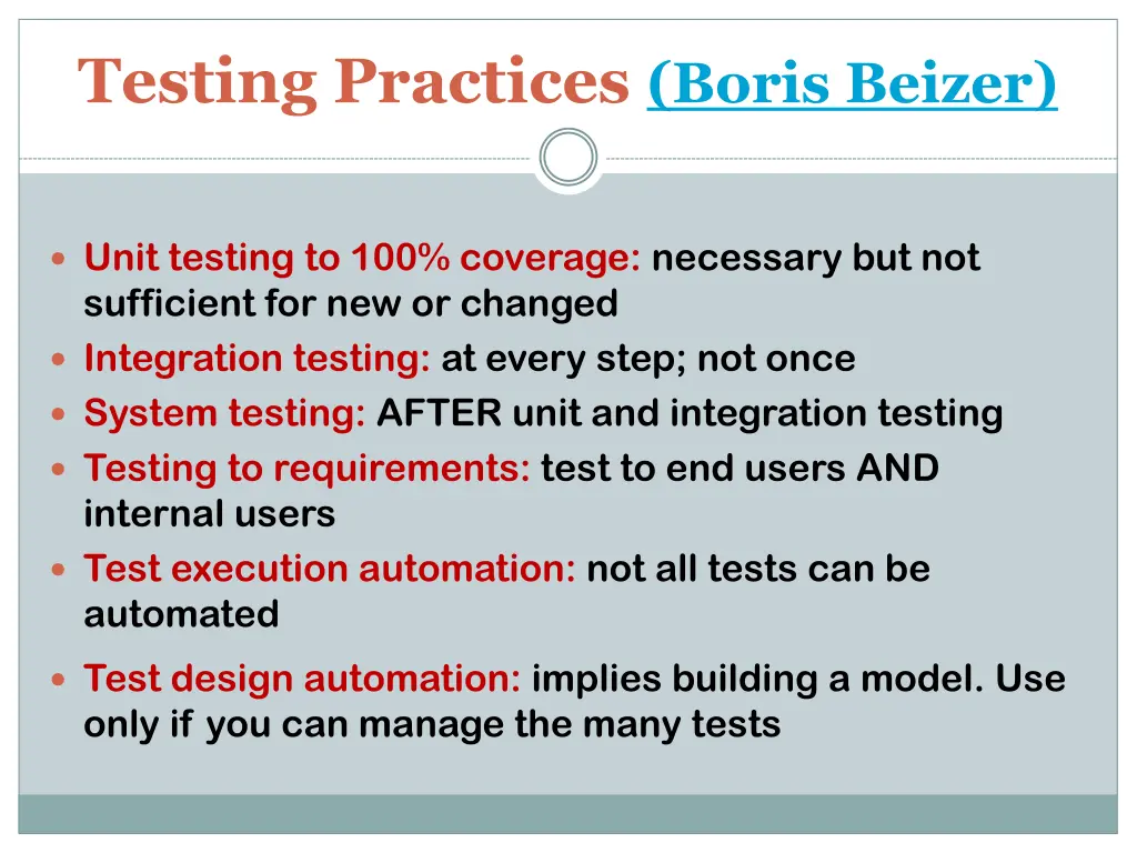 testing practices boris beizer