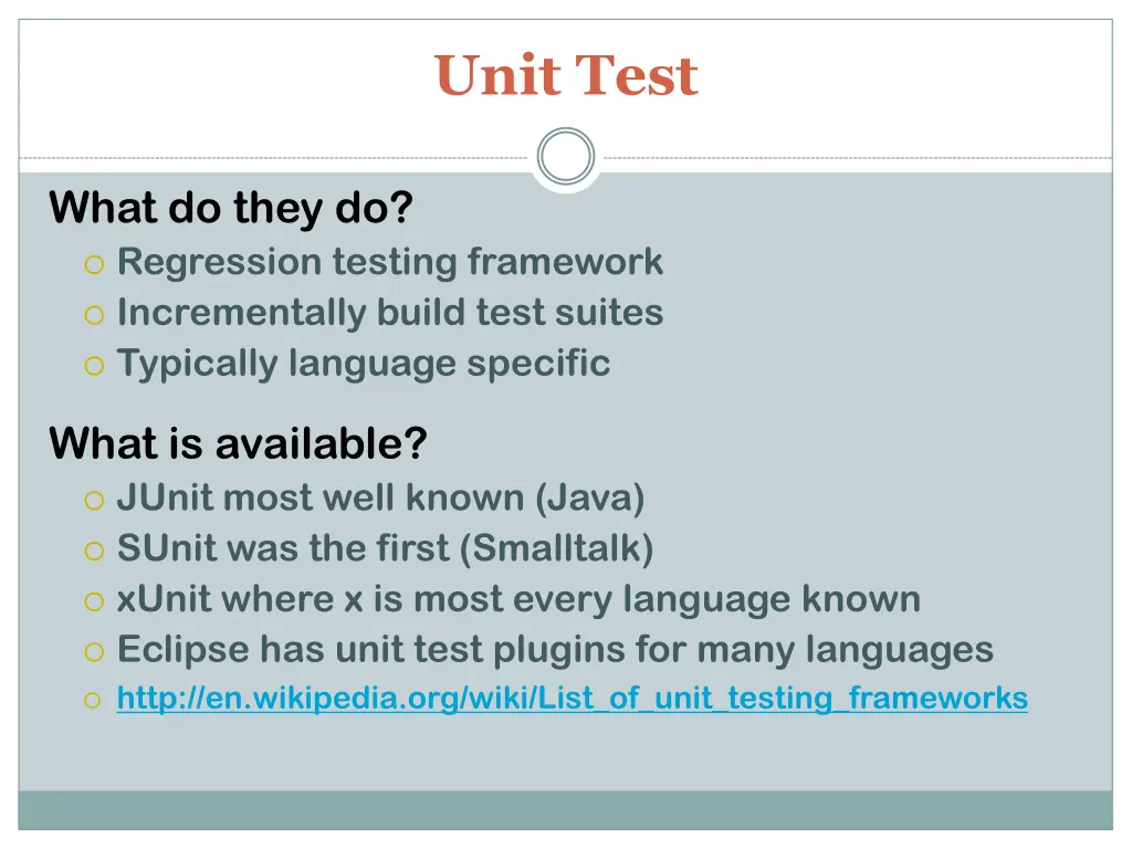 unit test