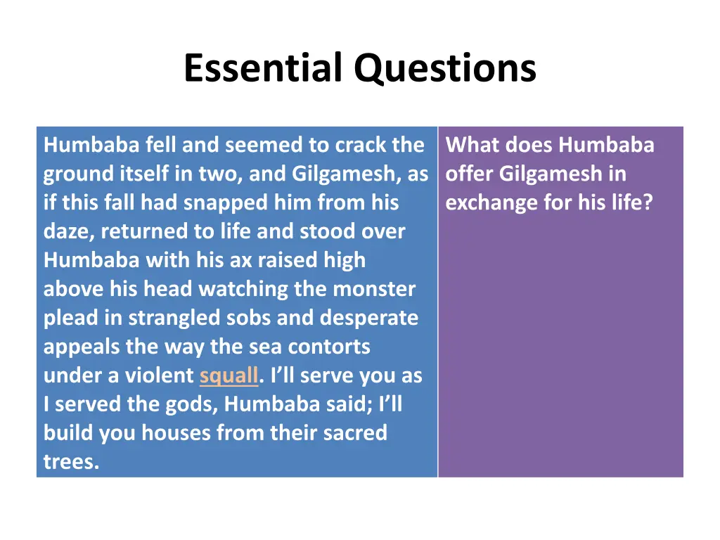 essential questions 7