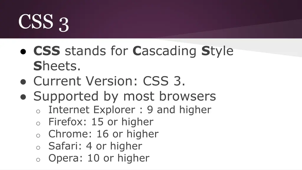 css 3