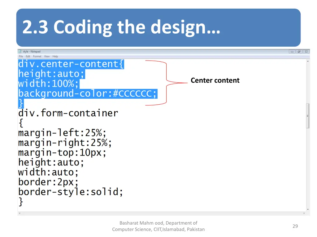 2 3 coding the design 8