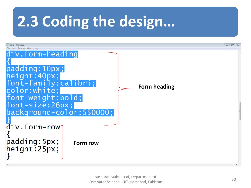 2 3 coding the design 9