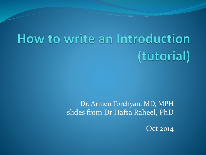 dr armen torchyan md mph slides from dr hafsa