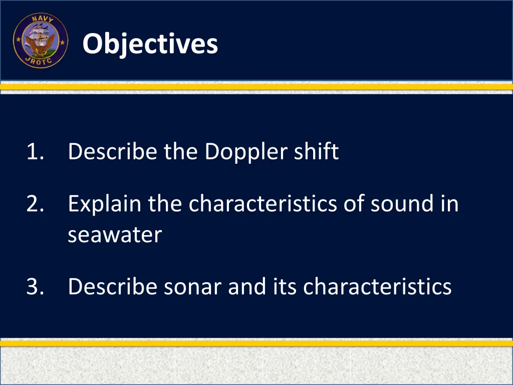 objectives