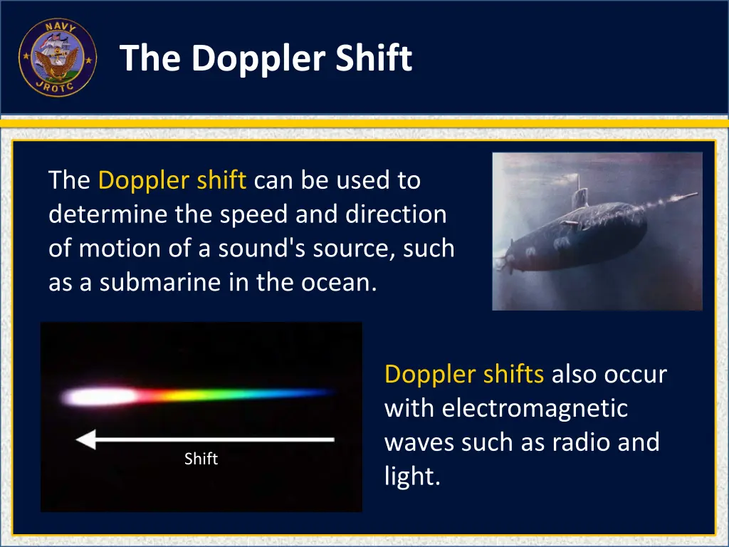 the doppler shift 7