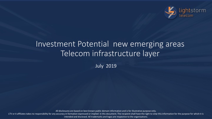 investment potential new emerging areas telecom