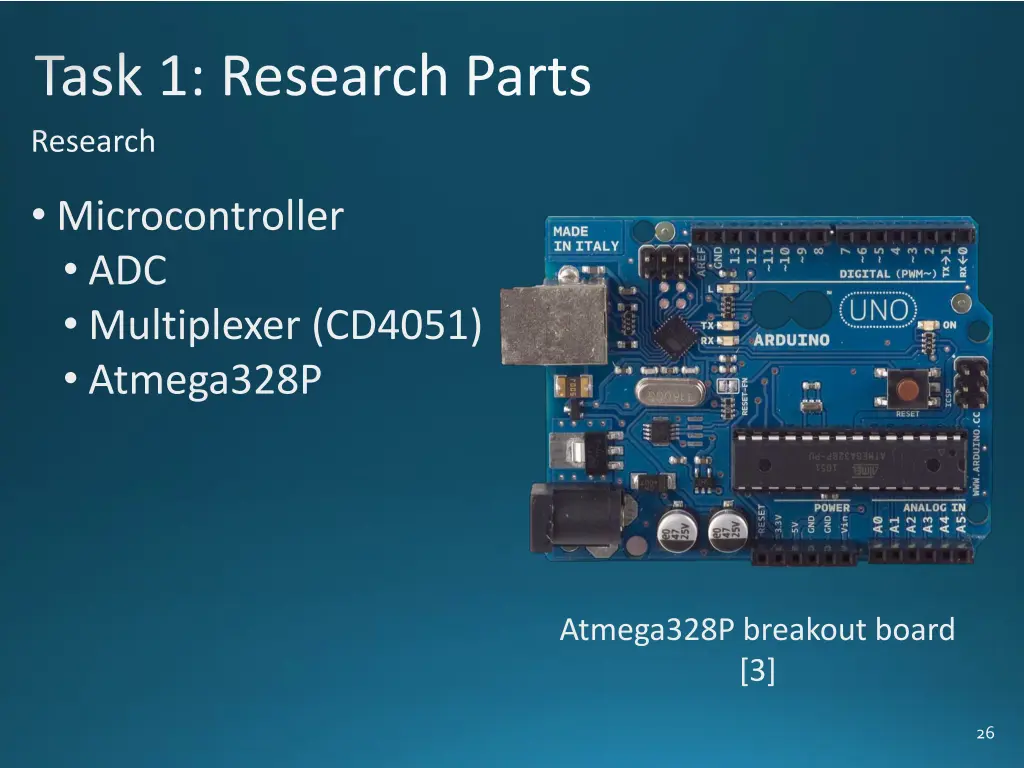 task 1 research parts research