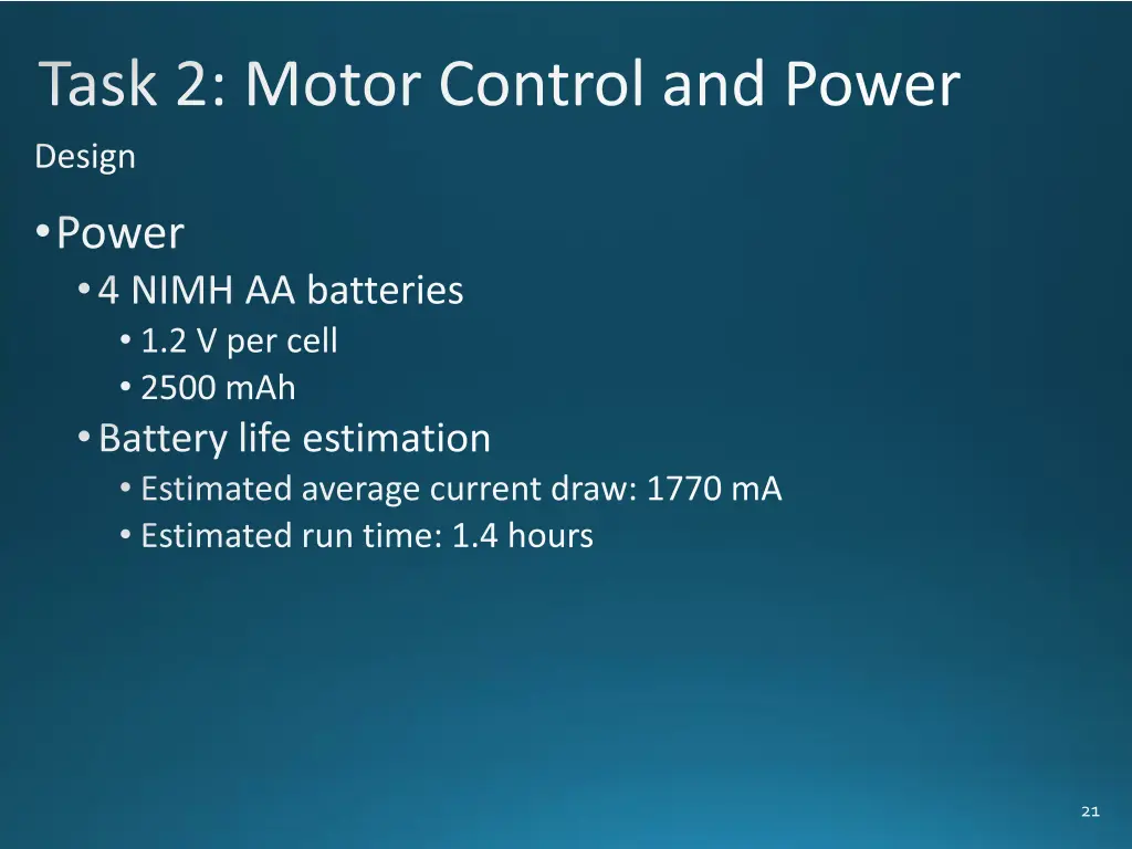 task 2 motor control and power design 4