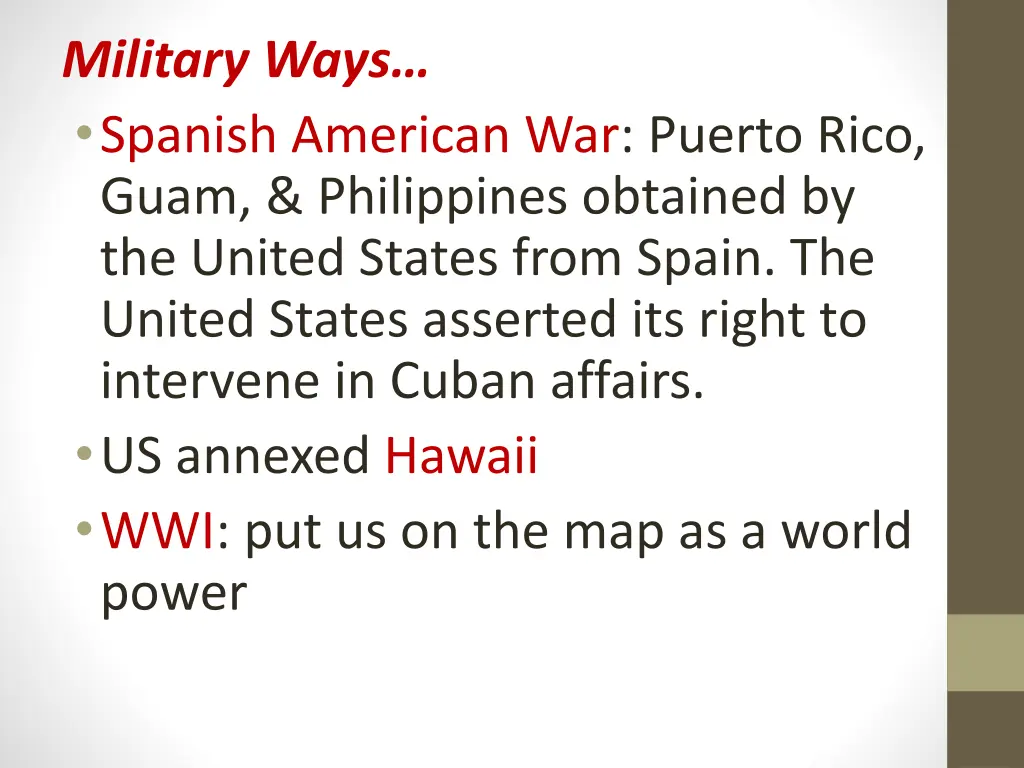 military ways spanish american war puerto rico