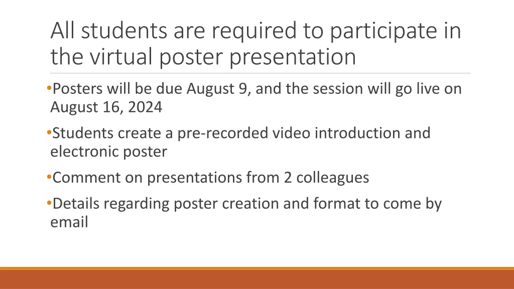 all students are required to participate