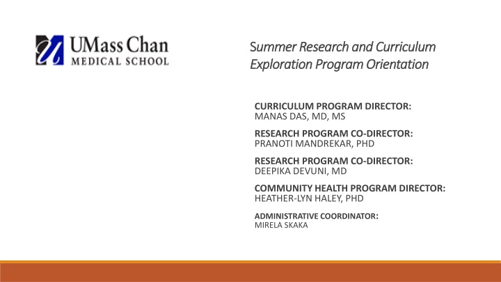 s s ummer research and curriculum ummer research