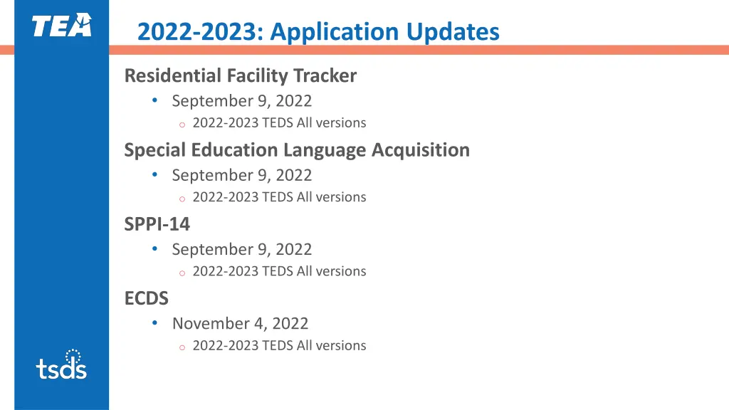 2022 2023 application updates 3