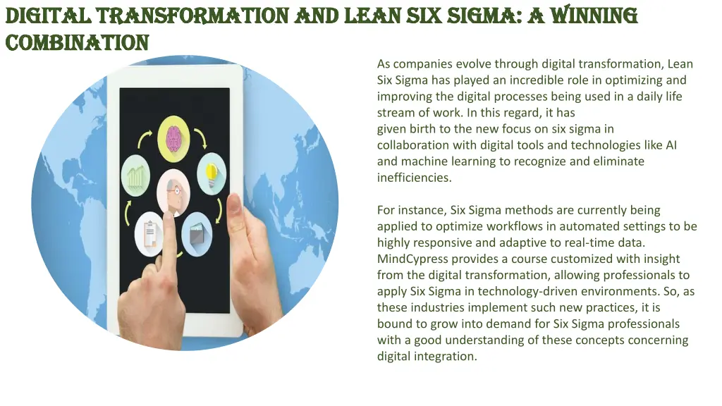 digital transformation and lean six sigma