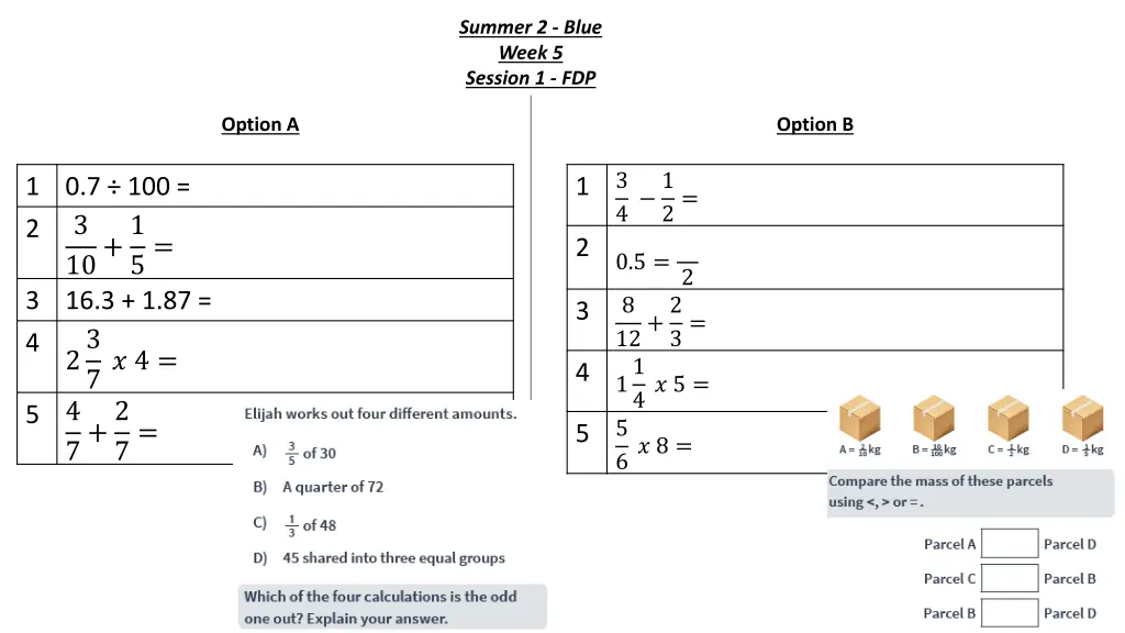 summer 2 blue week 5 session 1 fdp