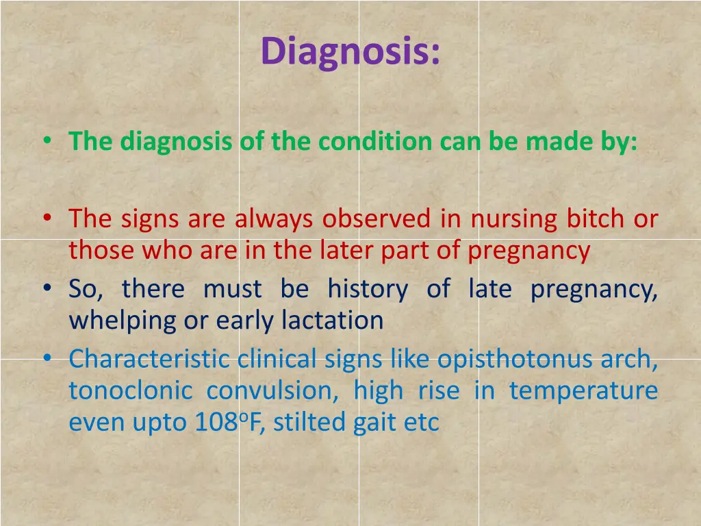 diagnosis