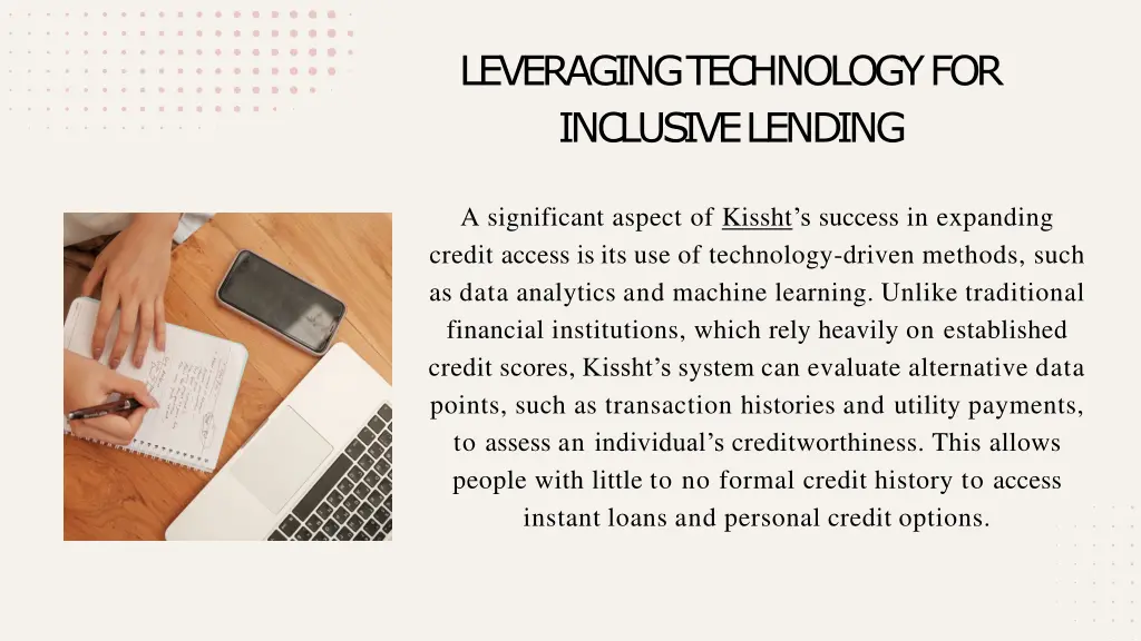 leveragingtechnologyfor inclusivelending