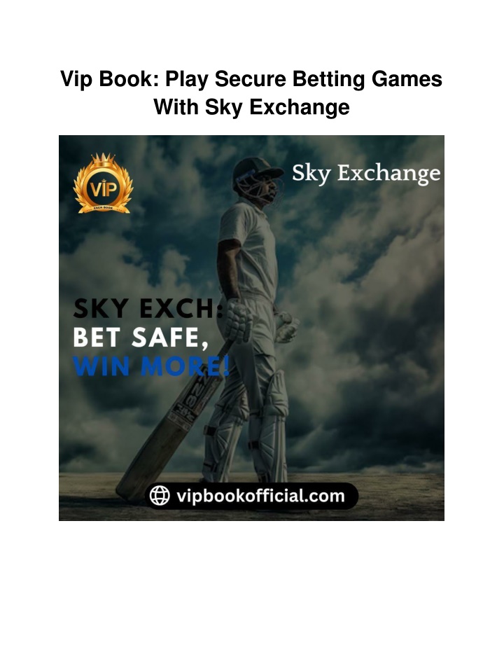 vip book play secure betting games with